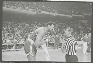 Wilt Chamberlain and Mendy Rudolph Having a Conflict