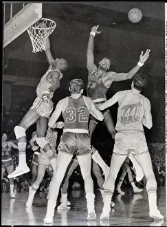 Wilt Chamberlain, Nate Thurmond and Bill Cunningham