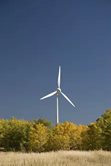 Wind turbine, Alberta, Canada