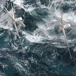 Images Dated 9th June 2017: Wind turbines in the sea