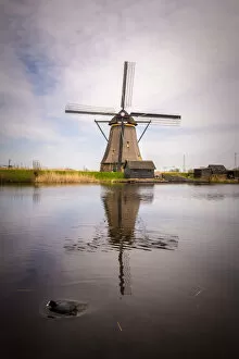 Windmill at UNESCO World Heritage Kinderdijk