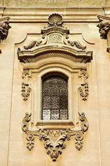 Ragusa Prints: Window Cathedral San Giovanni Ragusa Italy