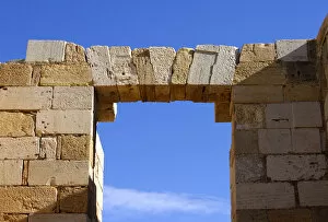 Window, Ruins of the Roman City Leptis Magna, Libya