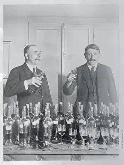 Wine Smelling Contest in Paris by Butler of Restaurant