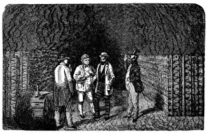 Social Gathering Prints: Wine tasting in the vaults
