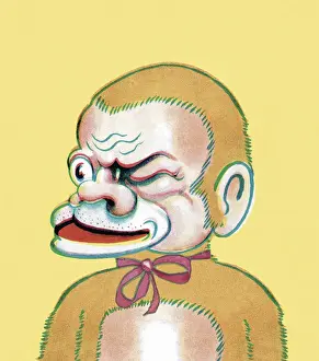 Illustration And Prints: Winking Monkey