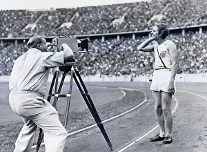Runner Prints: Winner Of 100 Meter Finals In Berlin