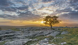 Images Dated 13th May 2015: Winskill Stones sunset