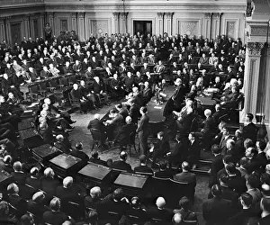 Winston Churchill Addressing Congress