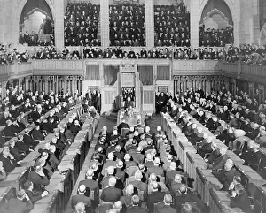 Ottawa Prints: Winston Churchill Addressing Joint Session
