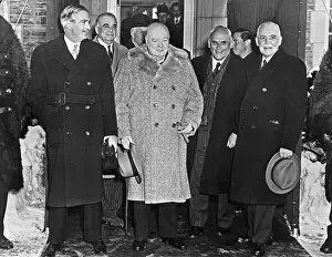Ottawa Prints: Winston Churchill with Colleagues