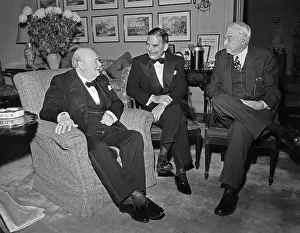 Winston Churchill and Others Conversing