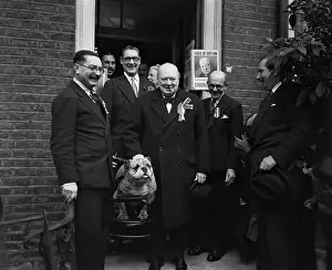 Winston Churchill and Dog
