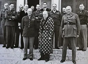 Winston Churchill With Notables