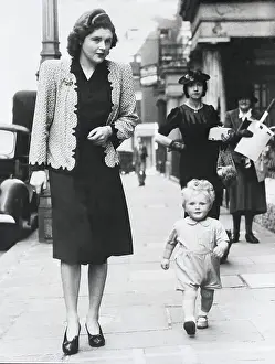 Grandson Prints: Winston Churchill's Grandson Walking