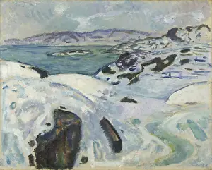 Symbolist Prints: Winter On The Fjord