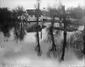 Middlesex England Prints: Winter Flood