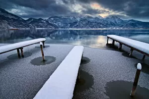 Landschaft Gallery: Winter at lake Kochel