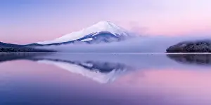 Handstand Prints: Winter Morning Fuji