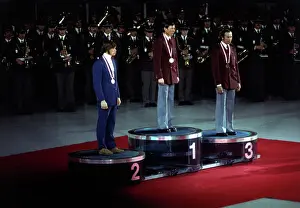 Innsbruck Prints: Winter Olympic Winners on Podium