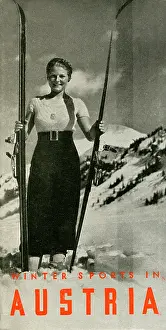20th Century Style Prints: Winter Sports in Austria 2
