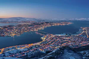 Images Dated 3rd August 2018: Winter view of Tromso, Norway