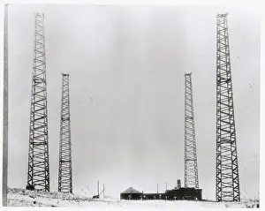 Telegraph Wire Prints: Wireless Station in Massachusetts