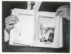 Alexandria Prints: Wireless Transmitter Inside a Book