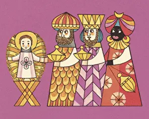 Blessing Prints: Wisemen With Baby Jesus