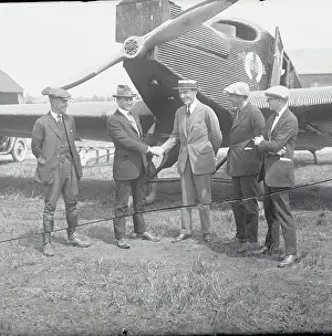 Mineola Prints: Wishing Eddie Rickenbacker a Safe Flight