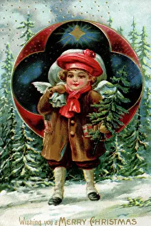 Postcard Prints: Wishing You a Merry Christmas