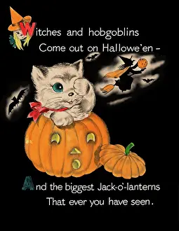 Bats Prints: Witches and Hobgoblins Come out