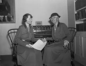 Wives of Politicians Visiting Girl Scout Headquarters