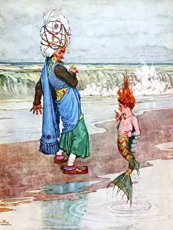 Waves Prints: The Wizard and the Mermaid