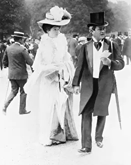 W.K. Vanderbilt with Daughter Consuelo