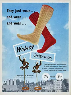 Huty24805 Prints: Wolsey Grip-Top Socks