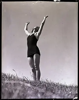 Woman with Arms Raised