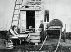 Woman Baking Bread