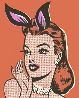 Pearl Collection: Woman with Bunny Ears