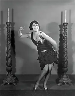 Woman Charleston Dancer In Movie Still