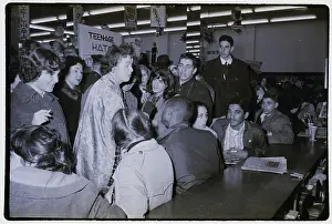 Sit In Prints: Woman Chastising Sit-In Demonstrators