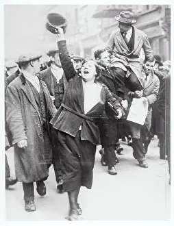 Woman Cheering
