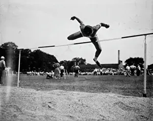 Harrisburg Prints: Woman Clearing Bar In High Jump