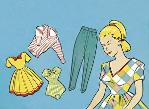 Illustration And Painti Gallery: Woman and Clothing