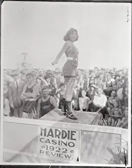 Miami Prints: Woman Competing in a Bathing Review