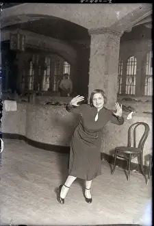Endurance Prints: Woman Dancing in Endurance Contest