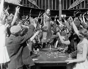Woman Dancing on Tabletop in The Honor System