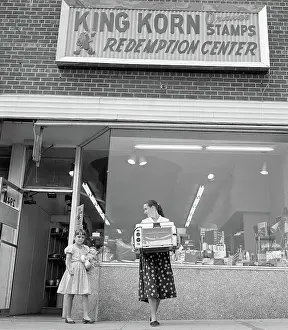Woman and Daughter Leave Store