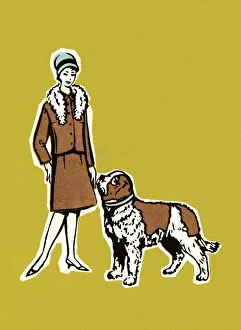 Woman With Dog