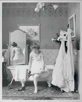 Woman Dressing Victorian Dressing